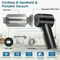 PowerClean Wireless Vacuum - Small in Size, Big on Suction, Perfect for Cars & Tight Spaces