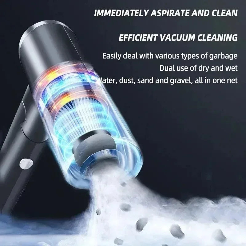 PowerClean Wireless Vacuum - Small in Size, Big on Suction, Perfect for Cars & Tight Spaces