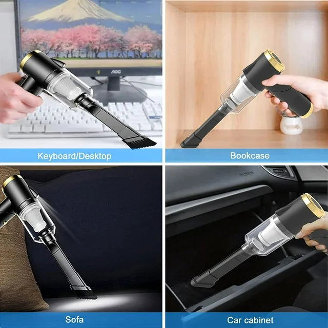 PowerClean Wireless Vacuum - Small in Size, Big on Suction, Perfect for Cars & Tight Spaces